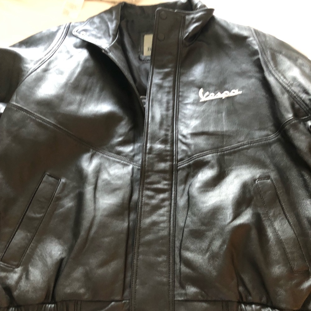 Men’s Extra Large Leather Vespa Jacket